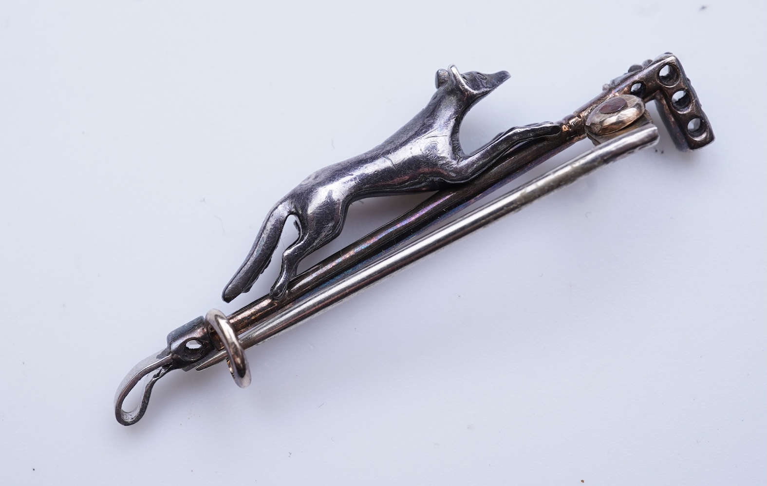 A late Victorian novelty diamond brooch, circa 1900